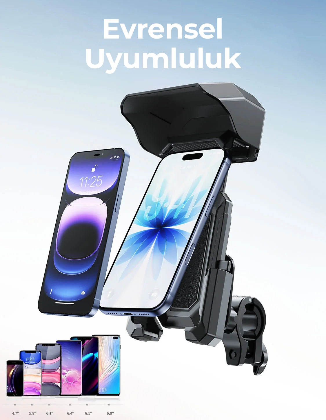 Vendens 360° Ayarlanabilir Bisiklet Telefon Tutucu Stand