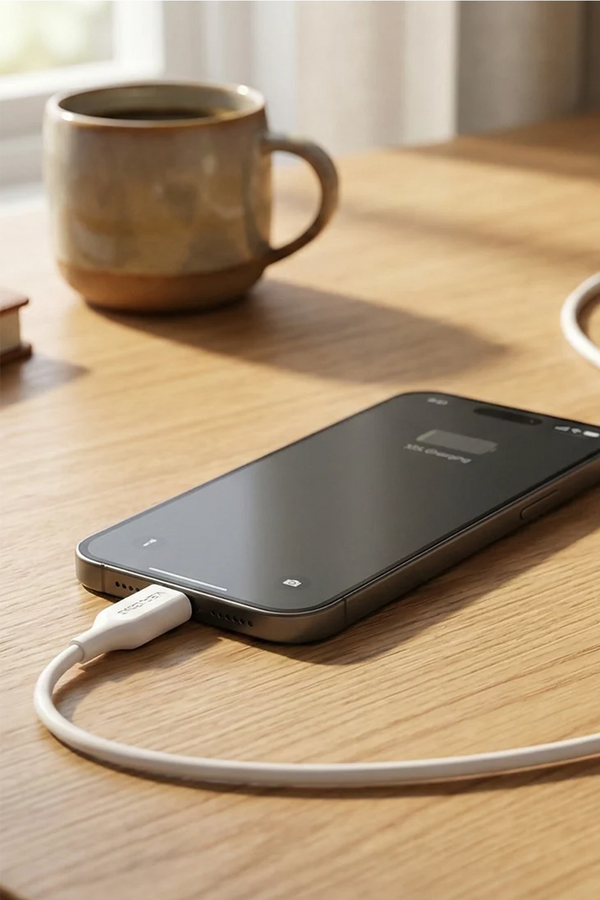 Vendens VD-DC20C USB-A'dan USB-C'ye Örgülü 18W Type C Şarj Kablosu 1.2m