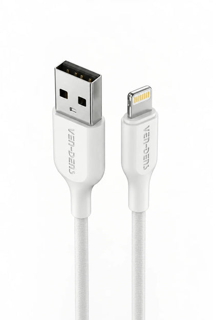 Vendens VD-DC20L Apple MFi Onaylı 2.4A Lightning Hızlı Şarj ve Veri Kablosu, 1 Metre