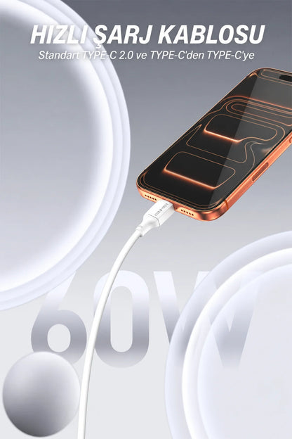 Vendens VD-DC21L iPhone Uyumlu Lightning Hızlı Şarj ve Veri Kablosu, 1 Metre