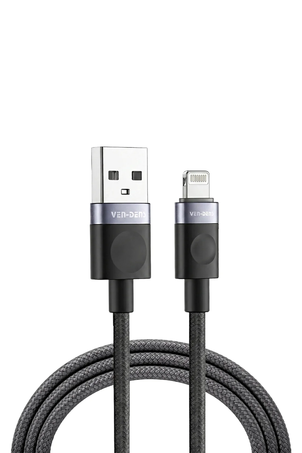 Vendens VD-DCM02 2.4A Lightning Hızlı Şarj Kablosu, Apple MFi Sertifikalı, Örgülü