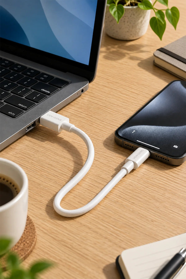 Vendens VD-DCR02 Apple MFi Onaylı iPhone Uyumlu Lightning Hızlı Şarj Kablosu, 1 Metre
