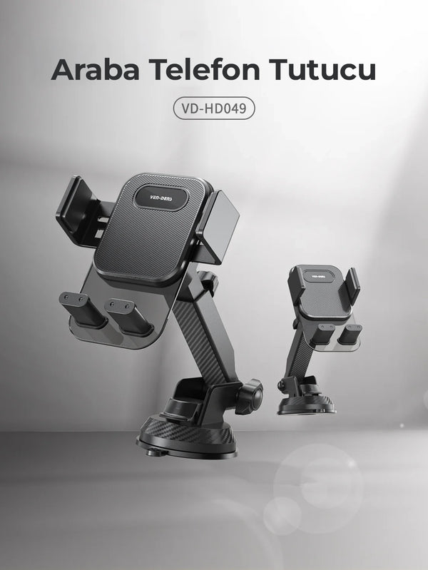 Vendens VD-HD049 Premium Araç İçi Konsol Telefon Tutucu - 360° Dönebilen