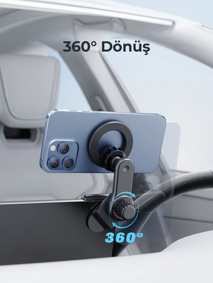 Vendens VD-HD060 Premium Manyetik (Mıknatıslı) Araç Telefon Tutucu - 360° Döner