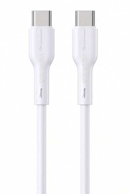 Vendens VD-DC23CC Type-C to Type-C 60W PD Hızlı Şarj ve Data Kablosu - 1 Metre
