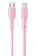Venden VD-DC23L Pembe Lightning Şarj ve Data Kablosu - 1 Metre, 2.4A Hızlı Şarj
