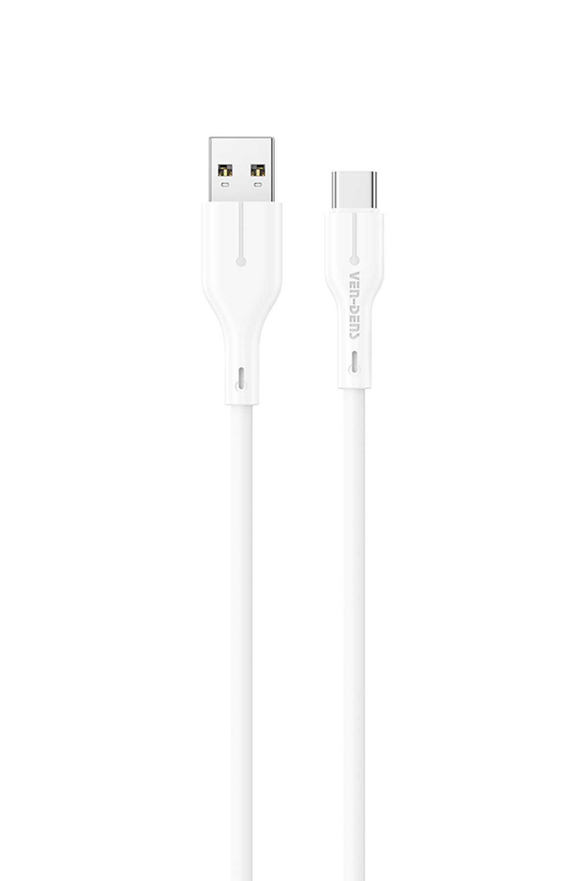 Ven-dens VD-DC23C USB-A-Type-C 5V 3A Hızlı Şarj ve Data Kablosu 1 Metre Esnek Dayanıklı TPE USB-C Veri Aktarım Kablosu Telefon Tablet Powerbank Uyumlu