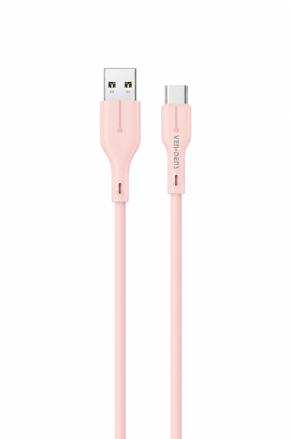 Ven-dens VD-DC23C USB-A-Type-C 5V 3A Hızlı Şarj ve Data Kablosu 1 Metre Esnek Dayanıklı TPE USB-C Veri Aktarım Kablosu Telefon Tablet Powerbank Uyumlu