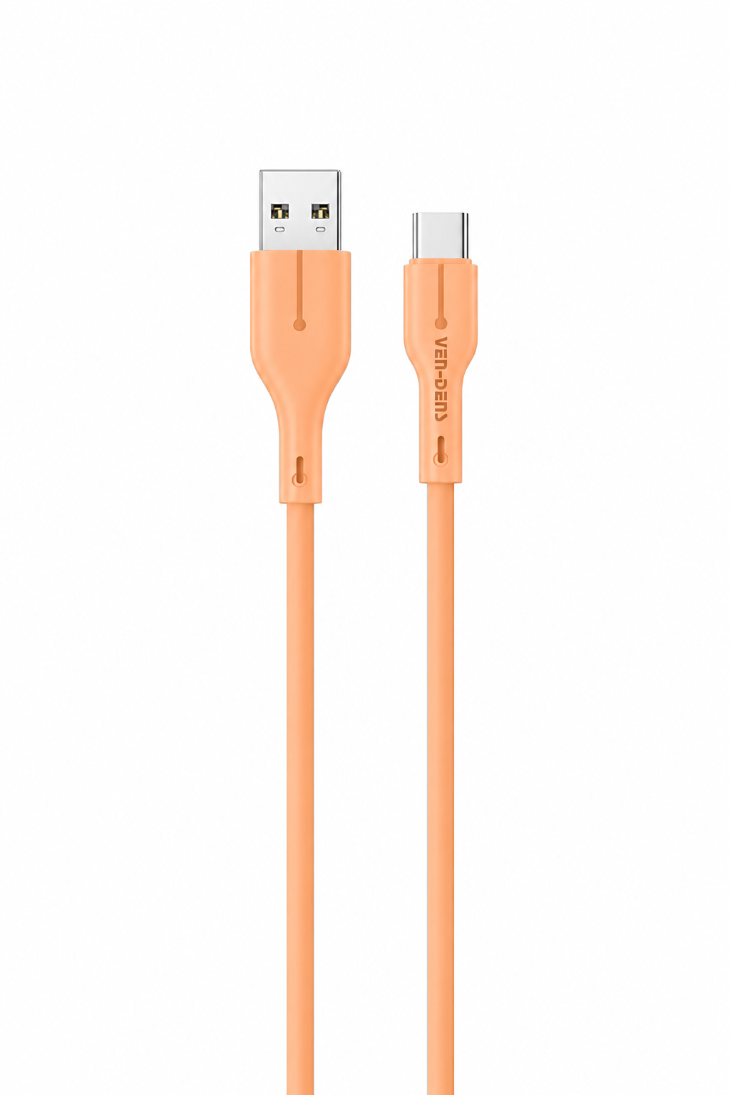 Ven-dens VD-DC23C USB-A-Type-C 5V 3A Hızlı Şarj ve Data Kablosu 1 Metre Esnek Dayanıklı TPE USB-C Veri Aktarım Kablosu Telefon Tablet Powerbank Uyumlu