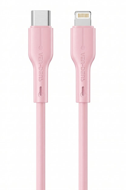 Ven-Dens VD-DC23CL Type-C to Lightning 30W PD Hızlı Şarj ve Data Kablosu - 1 Metre