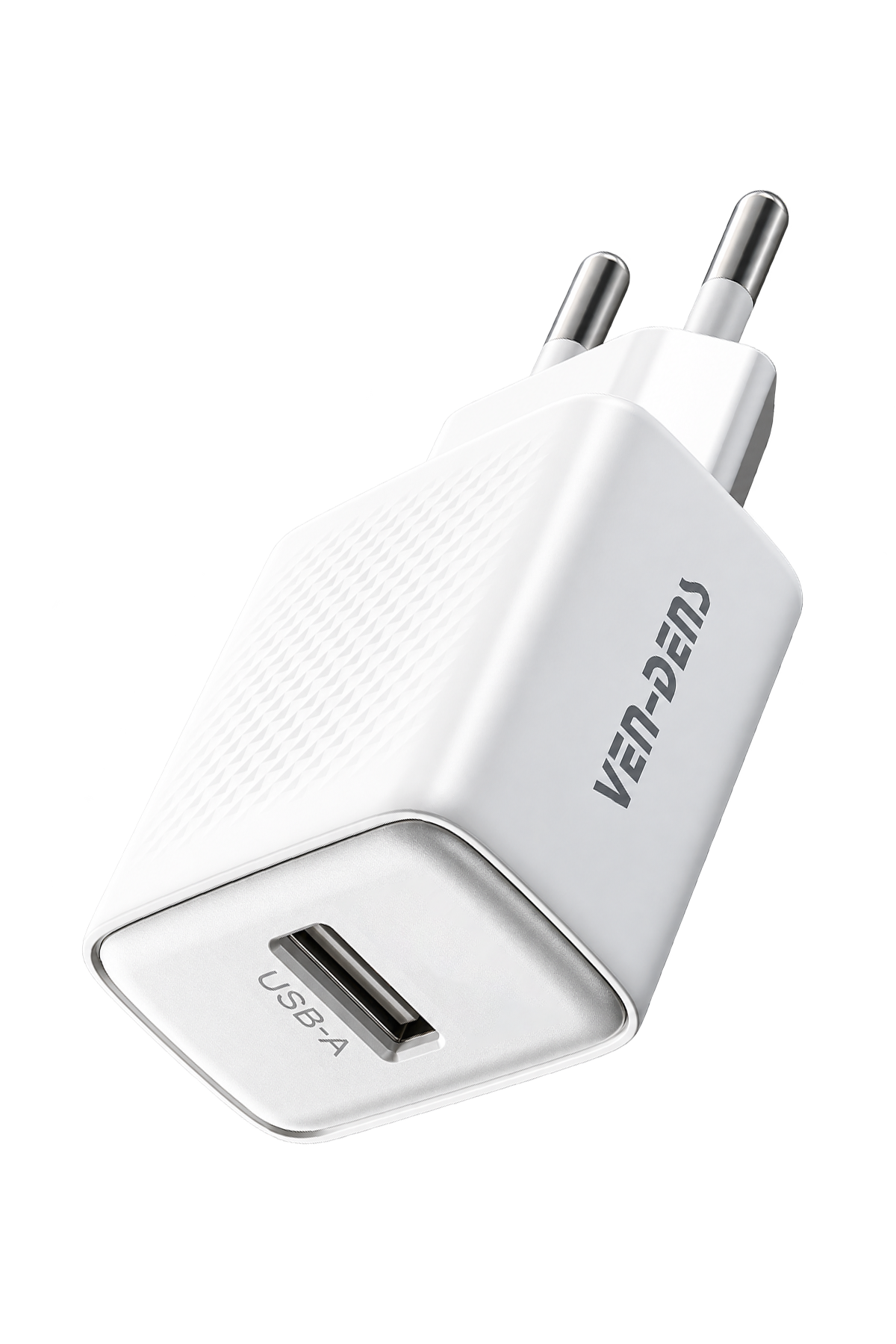 Ven-Dens VD-TC019BA 10,5 W USB-A Şarj Adaptörü, Kompakt Duvar Tipi Tasarım, 110–240 V Giriş, Beyaz