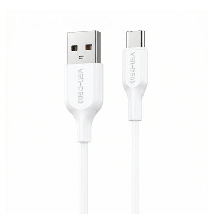 Vendens VD-DC20CC USB-A'dan USB-C'ye Beyaz Type C Kablo 1.2m