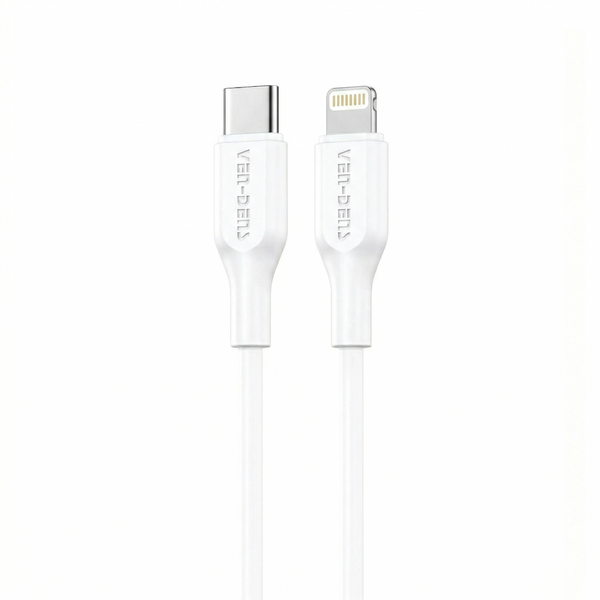 Vendens VD-DC20CL Apple MFi Onaylı 27W Type-C to Lightning Hızlı Şarj Kablosu, 1 Metre
