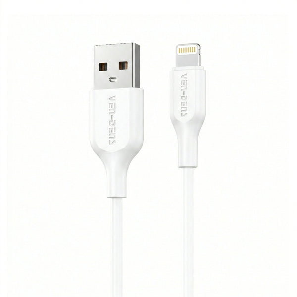 Vendens VD-DC20L Apple MFi Onaylı 2.4A Lightning Hızlı Şarj ve Veri Kablosu, 1 Metre