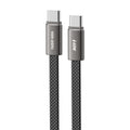 Vendens VD-DC22CC USB-C'den USB-C'ye Örgülü 60W Hızlı Şarj Destekli Type C Kablo 1.2m
