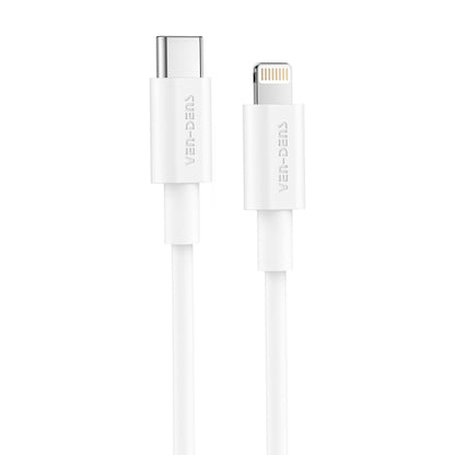 Vendens VD-DCR04 Apple MFi Onaylı 27W Type-C to Lightning Hızlı Şarj Kablosu, 1 Metre