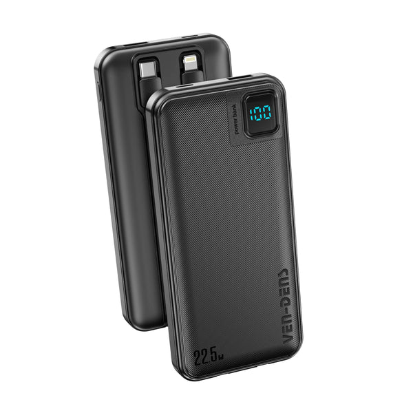 Vendens VD-PB061 20000mAh Premium Powerbank Dahili Çift Kablolu