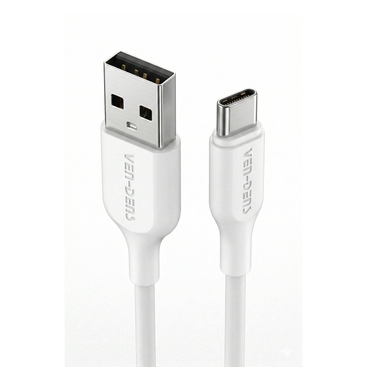 Vendens VD-DC20CC USB-A'dan USB-C'ye Beyaz Type C Kablo 1.2m
