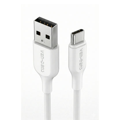 Vendens VD-DC20CC USB-A'dan USB-C'ye Beyaz Type C Kablo 1.2m