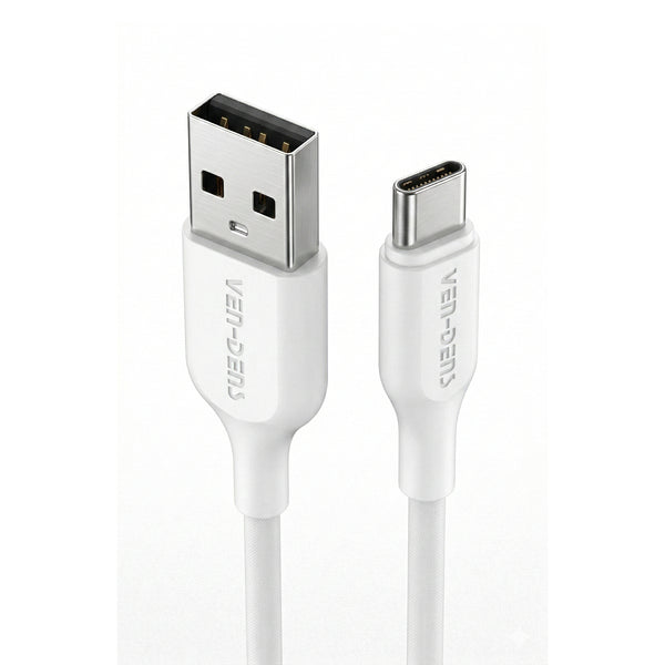 Vendens VD-DC20CC USB-A'dan USB-C'ye Beyaz Type C Kablo 1.2m