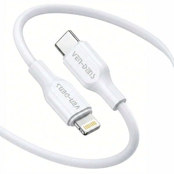 Vendens VD-DC20CL Apple MFi Onaylı 27W Type-C to Lightning Hızlı Şarj Kablosu, 1 Metre