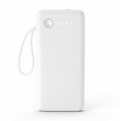 Vendens VD-PB058 Dahili 4 Kablolu 10000mAh  Işıklı Göstergeli LED El Fenerli Powerbank Tüm Telefonlarla Uyumlu