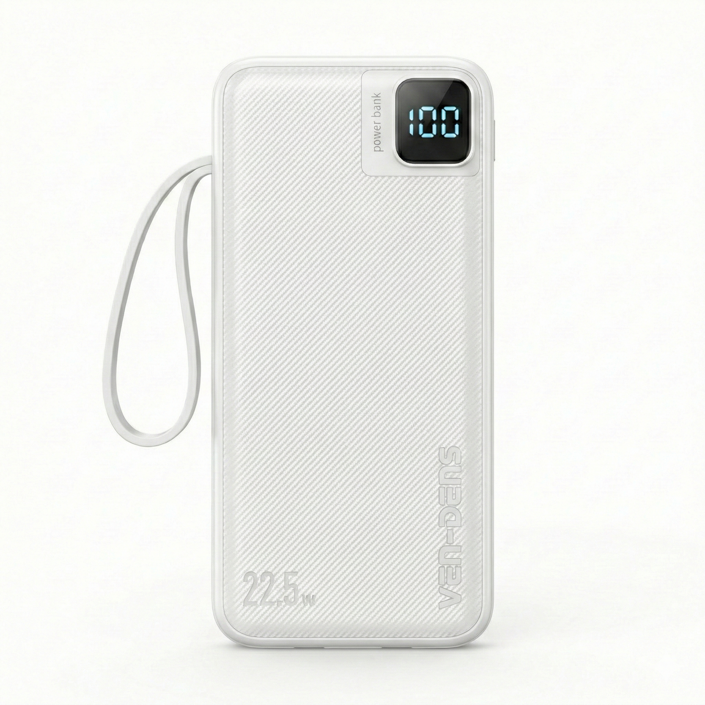 Vendens VD-PB060 Dahili Kablolu Powerbank 10000 mAh | 22.5W Hızlı Şarj & LED Ekran