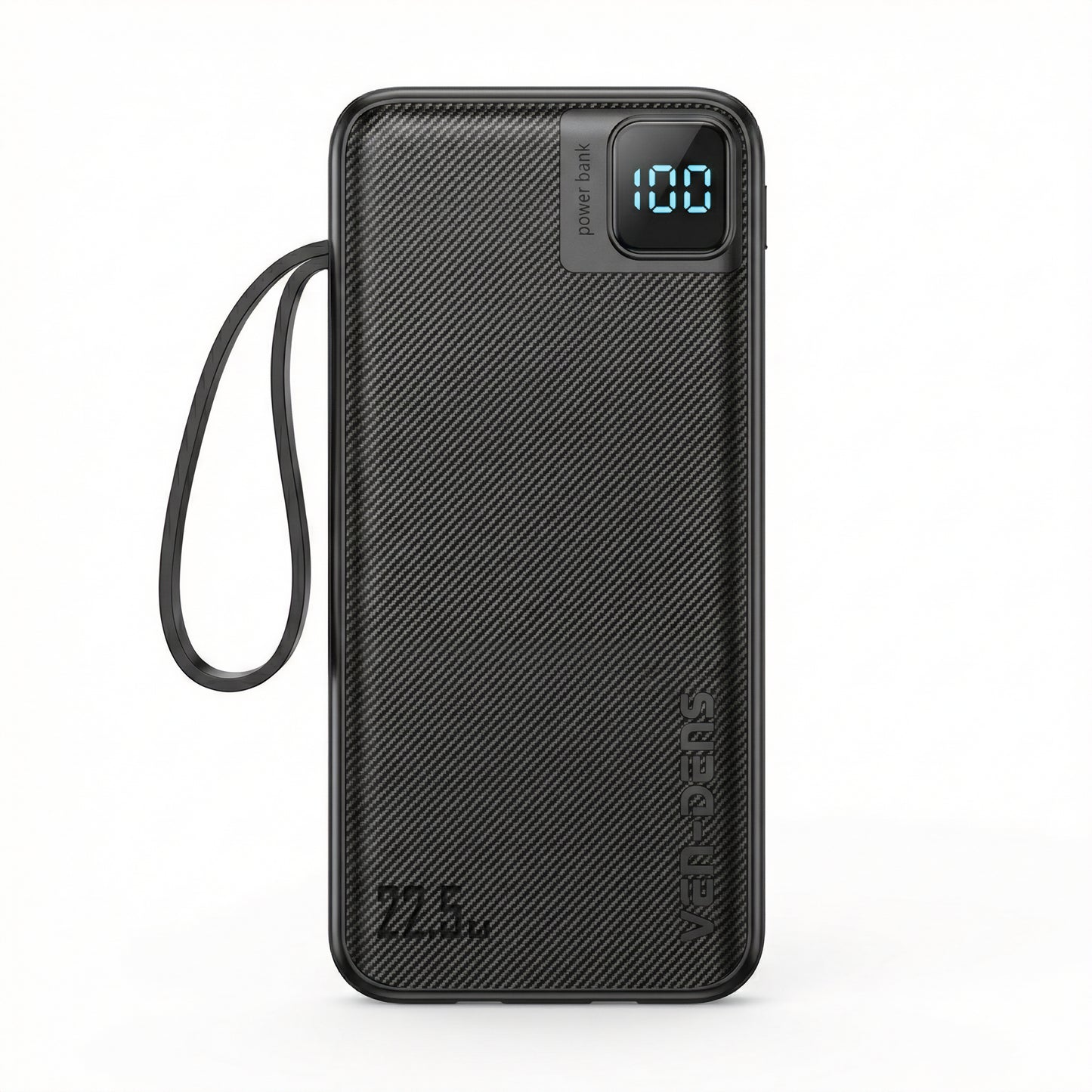 Vendens VD-PB060 Dahili Kablolu Powerbank 10000 mAh | 22.5W Hızlı Şarj & LED Ekran