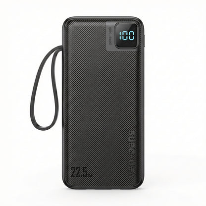 Vendens VD-PB060 Dahili Kablolu Powerbank 10000 mAh | 22.5W Hızlı Şarj & LED Ekran