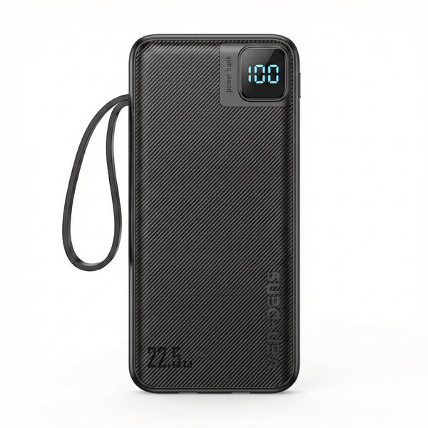 Vendens VD-PB061 20000mAh Premium Powerbank Dahili Çift Kablolu