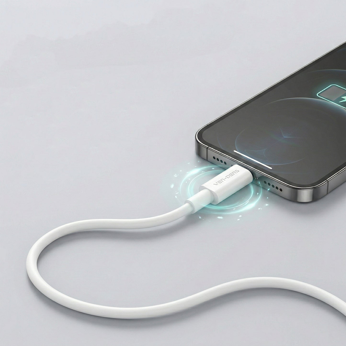 Vendens VD-DCR04 Apple MFi Onaylı 27W Type-C to Lightning Hızlı Şarj Kablosu, 1 Metre